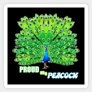 Proud as a Peacock Magnet